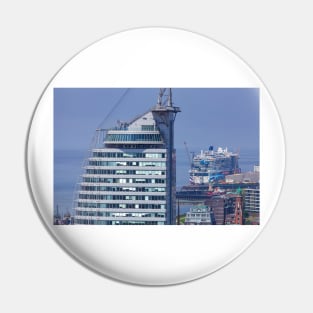 Atlantic Sail City Hotel, harbor, Havenwelten, Bremerhaven, Bremen, Germany Pin