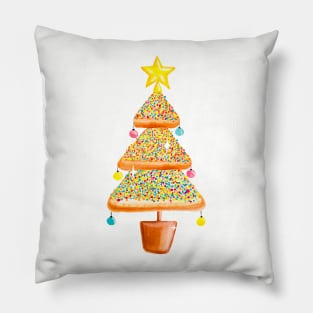 Fairy Christmas Fairy Bread Pink Pillow