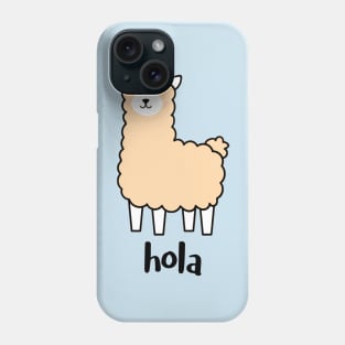 Hola, says the Alpaca Phone Case