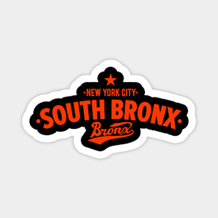 New York - South Bronx Lettering - Bronx Apparel Magnet