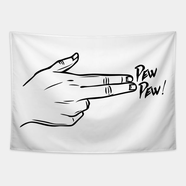 Pew Pew! Tapestry by By_Russso