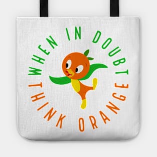 Orange bird Tote