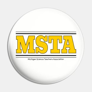 MSTA Old School Houghton Black/Gold Pin