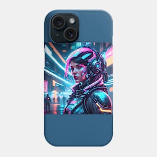 Cyberpunk Astronaut girl Phone Case