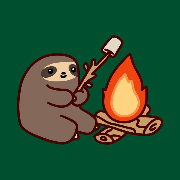 Campfire Sloth by saradaboru