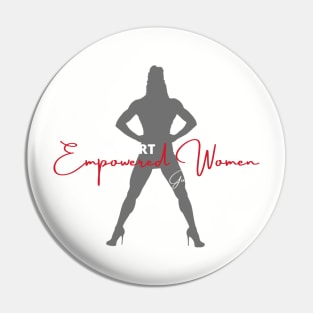 I Support Empowered Women Pin