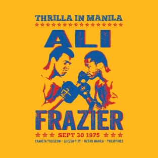 Thrilla in Manila Ali V's Frazier Vintage T-Shirt