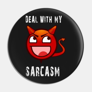 Sarcasm Tee Pin