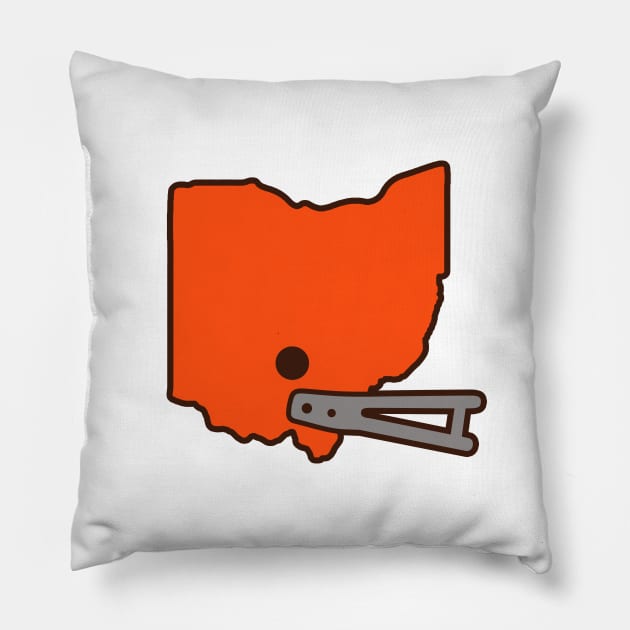 Ohio Retro Helmet - White Pillow by KFig21