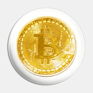 Bitcoin Gold Coin Pin