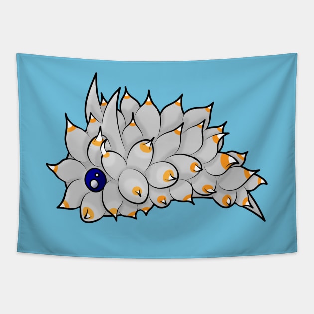 Cute Sea Slug: Lus Tapestry by Kaiko's Kreations