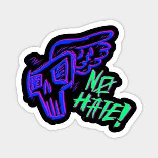 NAT SKULL No Hate edition Magnet