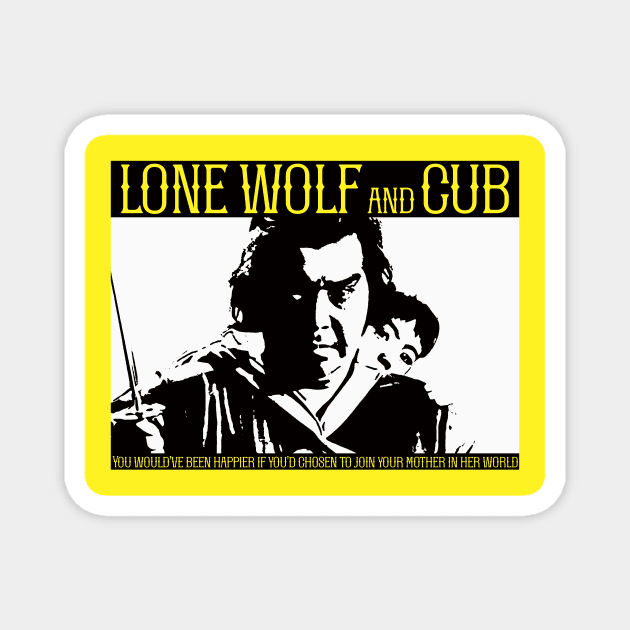 Lone Wolf and Cub Magnet by Asanisimasa