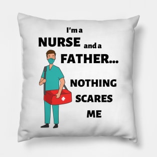 Fathers Day Nurse Pillow