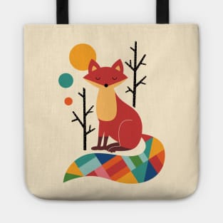 Rainbow Fox Tote