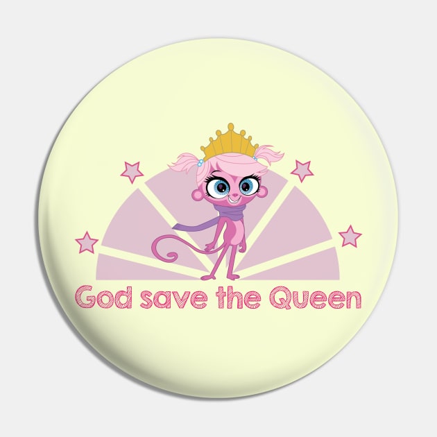 God save the Queen Pin by DistopiaDesing