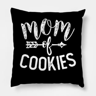 Cute Mom Of Cookies T shirt Mothers day Gift Pillow