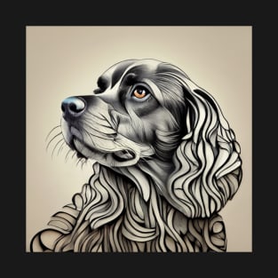 Profile of a Cocker Spaniel T-Shirt