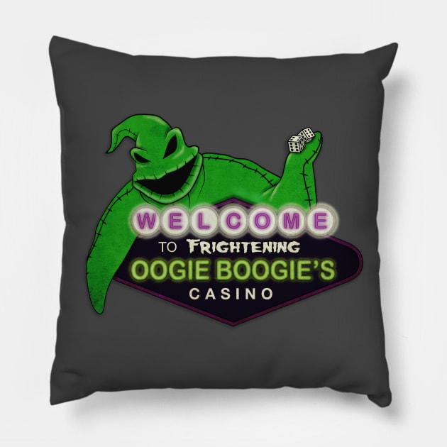 Oogie Boogie's Casino Pillow by nanako