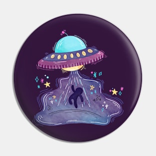 halloween alien abduction space ship ufo Pin