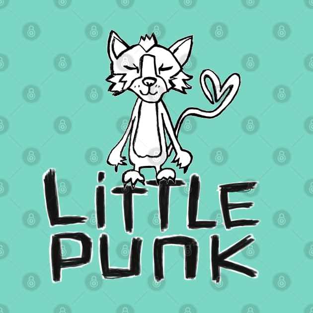 Little Punk Cat for little punk by badlydrawnbabe