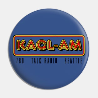 KACL 780 Seattle - Original Retro Fan Design Pin