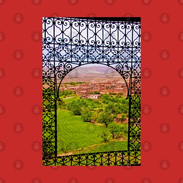 Morocco. Telouet Kasbah. View from the window. by vadim19