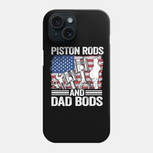 Piston Rods And Dad Bods Funny Mechanic Phone Case