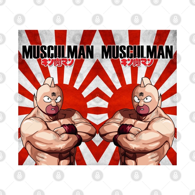 Musculman Rising Sun Mirrored by Edumj