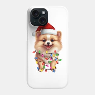 Christmas Pomeranian Phone Case