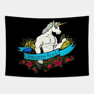 Unicorns rock Tapestry