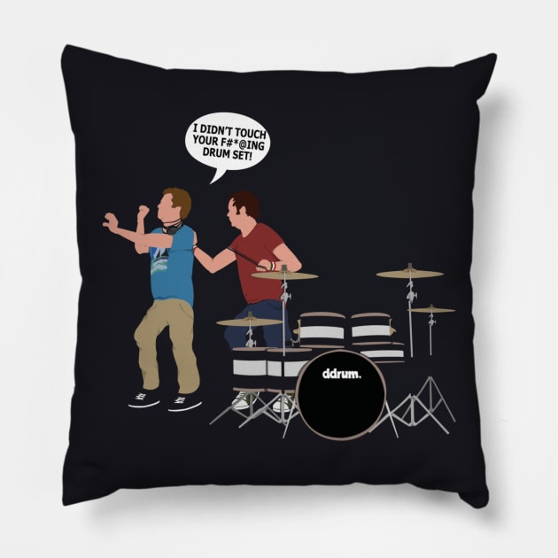 Step Brothers Drum Set Pillow by DemetriusBalduccilz