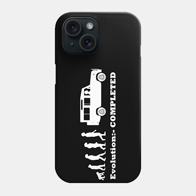 Evolution Completed - Defender - White Phone Case by FourByFourForLife