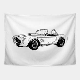 American Classic Muscle Cars Tapestry