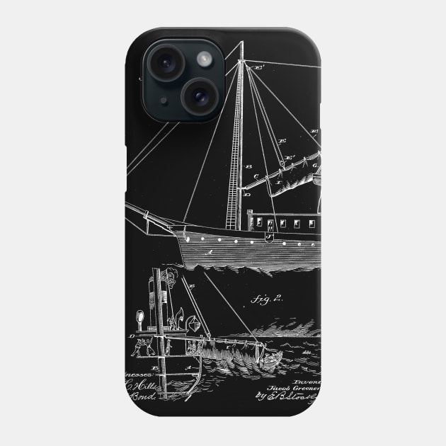 Life Saving Apparatus Vintage Patent Drawing Phone Case by TheYoungDesigns