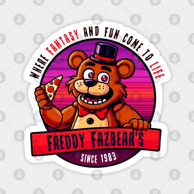 Freddy Fazbear's Magnet by 3coo