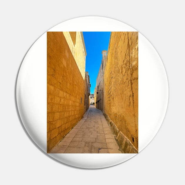 Mdina, Malta, Side Street Pin by Graz-Photos