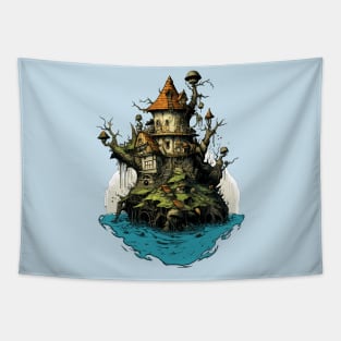 Enigmatic Quarters - Goblincore Charm Tapestry