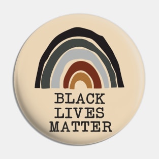 Black Lives Matter Rainbow Pin