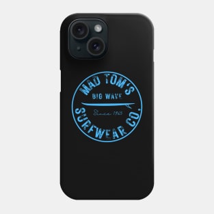 Mad Tom's Big Wave Surfwear Co Phone Case