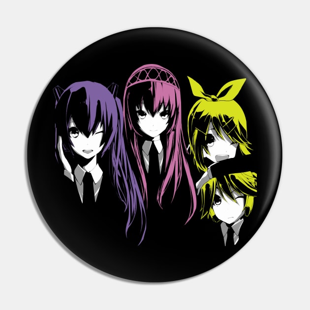 Vocaloids Japan Virtual Idols Pin by Asiadesign