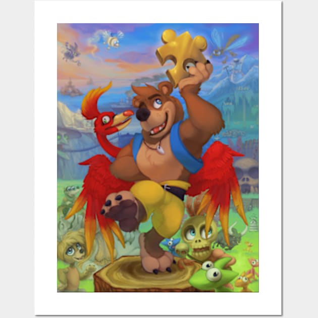 Banjo Kazooie 64 - Banjo Kazooie - Posters and Art Prints