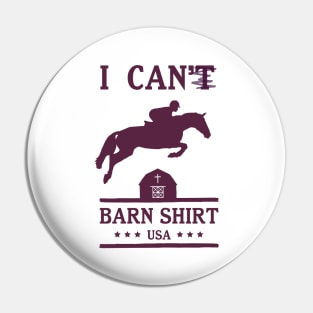 I Can Horse Jumping Pin