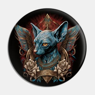 Sphynx With Wings Pin