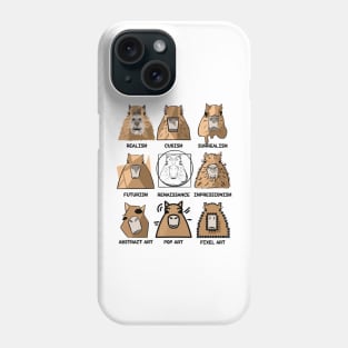 Capybaras Funny Capybara Face Rodent Ok I Pull Up Capybara Phone Case