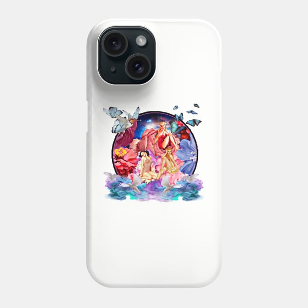 Heavenly creatures Phone Case by CreakyDoorArt