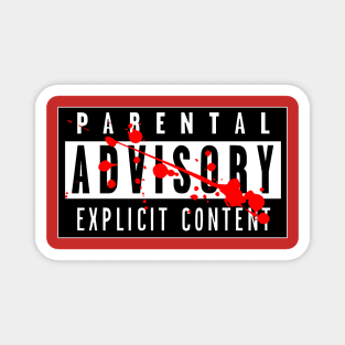 Parental Advisory Explicit Content Magnet