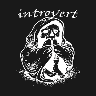 Introvert Funny Skeleton T-Shirt