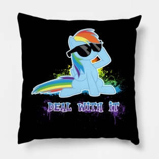 My Little Pony - Rainbow Dash - Deal With It Pillow