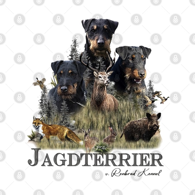 Jagdterriers by German Wirehaired Pointer 